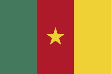 Flag of Cameroon, Vector illustration