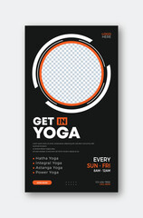 Yoga Instagram story post design, Mindfulness Instagram story post design, Meditation Instagram story post design,