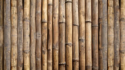 Naklejka premium Bamboo patttern texure background illustration generated by ai