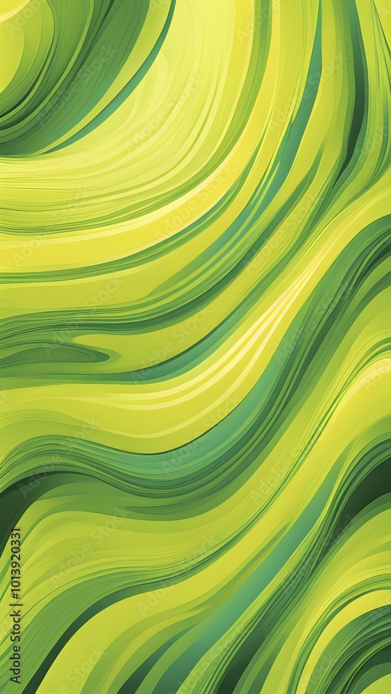 Aufkleber seamless abstract pattern of vector fluid curved lines creating a dynamic ripple effect in vibrant c