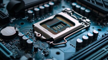 Computer processor illustration generated by ai