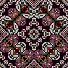 Traditional Bulgarian embroidery vector pattern