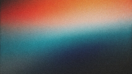 Colorful Gradient Background with Grainy Noise Texture. Modern and Futuristic Design with Smooth Fluid Shapes, Ideal for Posters with a Unique Visual Appeal.