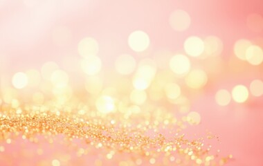 Sparkling Glitter Texture on Pink