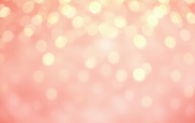 Gold and Pink Abstract Light Spots