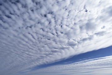 Cloud cover (Altocumulus), Germany, Europe