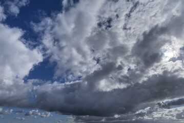 Rain clouds (Nimbostratus), Germany, Europe