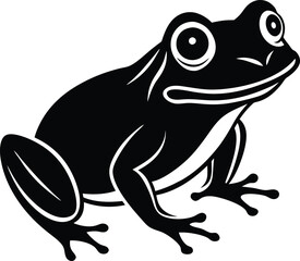  Cute Baby Frog on Vector Illustrator