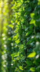 Obraz premium Sustainability and eco-friendliness with green designs, vibrant and responsible, Urban, Soft greens, Photograph, Environmental care