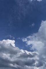 Emerging rain clouds (Nimbostratus), background image, Bavaria, Germany, Europe