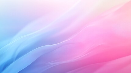 Obraz premium Soft gradient background, blending pink, blue, and white tones elegantly.