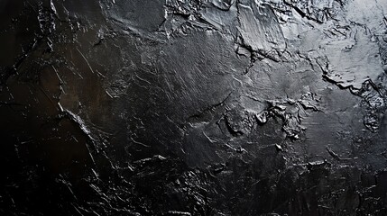 Fototapeta premium Textured black surface with intricate patterns, ideal for backgrounds and design.