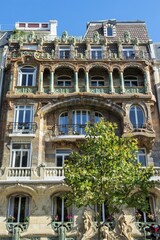 Naklejka premium Lavirotte Art Nouveau building, Paris, France, Europe