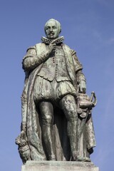 Naklejka premium Willem I. or William I. Prince of Orange, statue, The Hague, Holland, The Netherlands, Europe