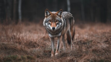 Fototapeta premium Wolf in the Woods