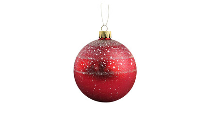 Elegant Christmas Ornament Simple Vector Design for Holiday Cheer, Isolated on White, PNG File, Transparent Background
