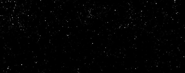 Fototapeta premium Starry night sky. Galaxy space background. Glowing stars in the night. Dark blue sky. New Year, Christmas and Celebration background concept. 