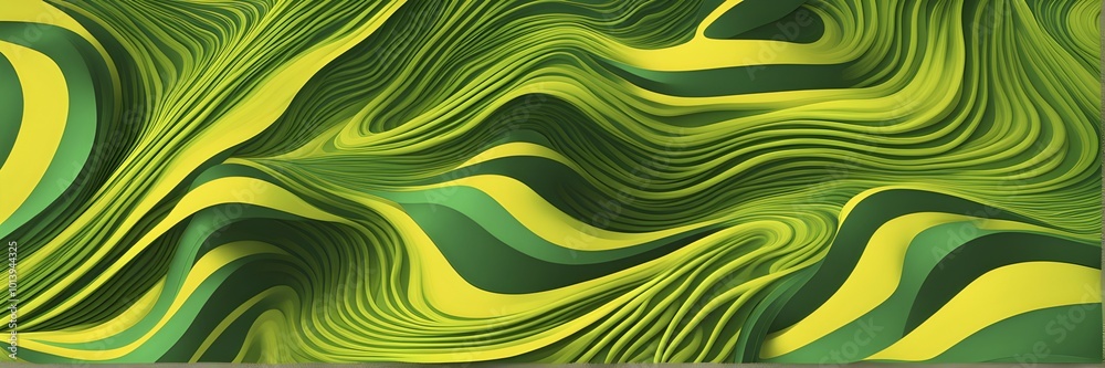 Aufkleber seamless abstract pattern of vector fluid curved lines creating a dynamic ripple effect in vibrant c