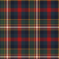 Plaid fabric tartan vector seamless pattern