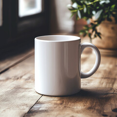 Feminine floral White Mug Mockup. Perfect for businesses selling mugs, just overlay your quote or design on to the image.
