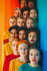 Fototapeta premium Diversity equity and inclusion - DEI concept. High quality photo