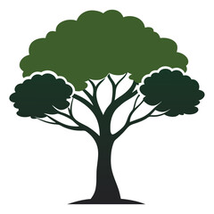 tree isolated on white background