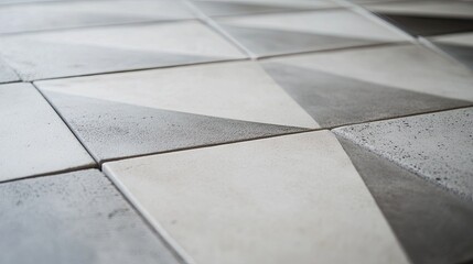 Modern Geometric Pattern Tile Design for Interiors