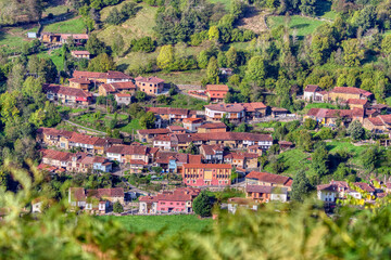 The village of Orle in Asturias.