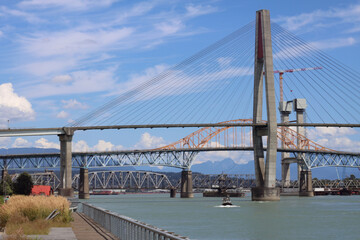 Bridges of New Westminster British Columbia Canada