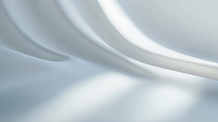 Fototapeta premium Minimalist White Fabric Texture with Elegant Soft Folds