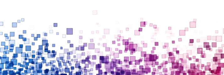 purple blue pixel pattern art isolated on white or transparent png