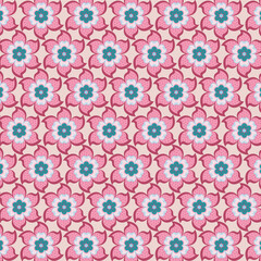 floral pink pattern