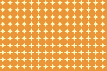 Orange abstract geometric background. Dynamic shapes composition. Eps10 vector