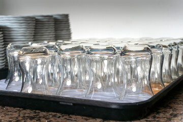 Turkish Glass Tumblers on a Tray