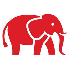 modern Elephant  logo icon vector illustration on white