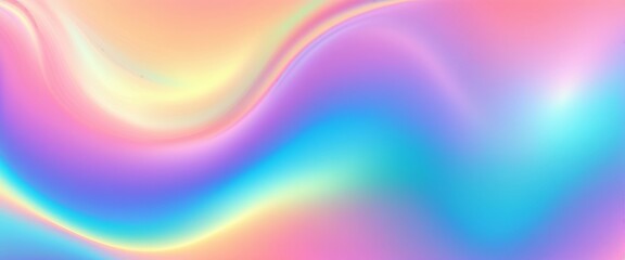 Obraz premium Holographic pearl gradient background