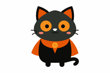 cute cat wearing Halloween costume
