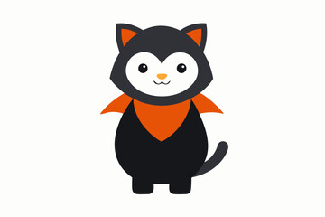cute cat wearing Halloween costume