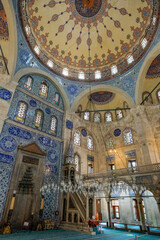 Obraz premium Interior of the Sokollu Mehmed Pasha Mosque in Istanbul, Turkey.