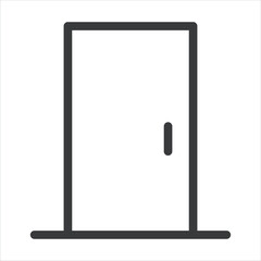 Closed door icon
