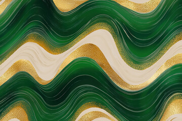 Green and Gold Flow