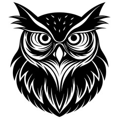 Obraz premium owl with heart