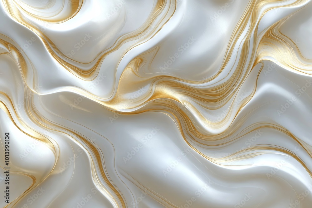 Wall mural abstract background featuring fluid movement of caramel tones with soft transitions and blurs on a w