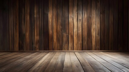 Wooden background with dark brown wood planks, a wooden wall texture