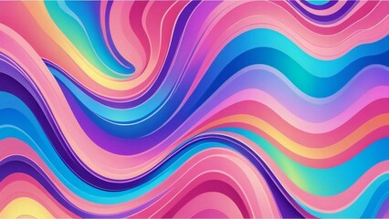 Vector background of pastel pink marble with holographic abstract rainbow. A vibrant graphic representation of swirling liquid patterns.