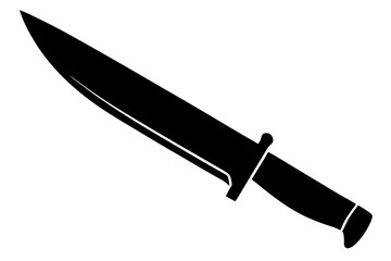 Knife Silhouette vector illustration