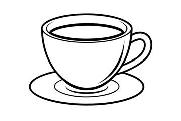 coffee cup isolated on white