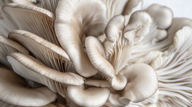 Mushroom photographed on a basic background, amazing mushroom closeup. Background modest, mushroom bold.