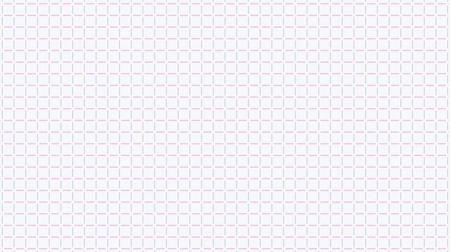 Squares Pattern motion background with pink lines geometric pattern seamless loop animation white background