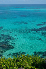 Obraz premium view from cayo cangrejo, crab key, in Providencia island, Colombia